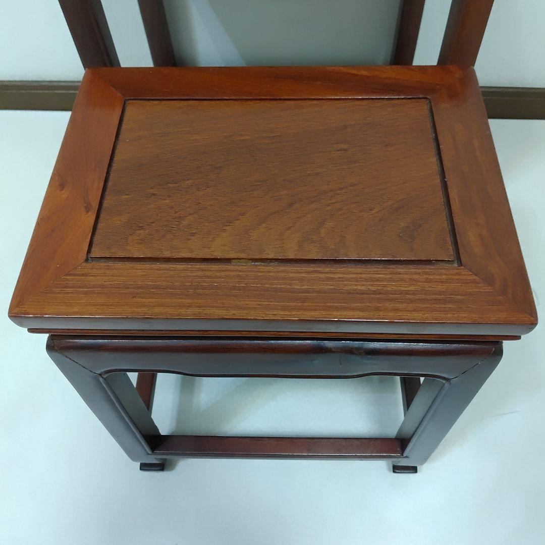 中国家具 唐木 ネストテーブル 2段 花梨 2連 天然木 送料無料 - メルカリ