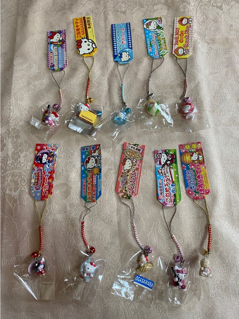 ご当地キティ その他 キティ根付け59点