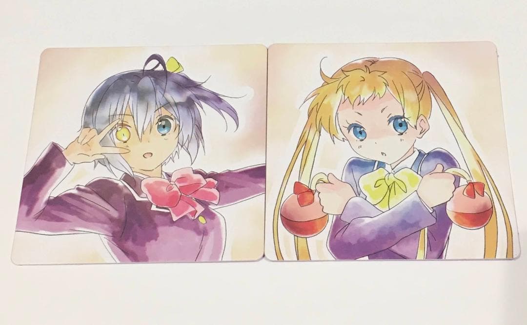 映画 中二病でも恋がしたい！ TakeOnMe 特典 小鳥遊六花 凸守早苗 色紙