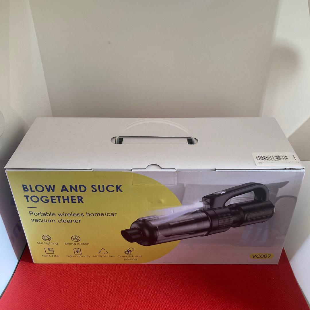 新品 VC007 ワイヤレス掃除機 吸引・吹き飛ばし機能