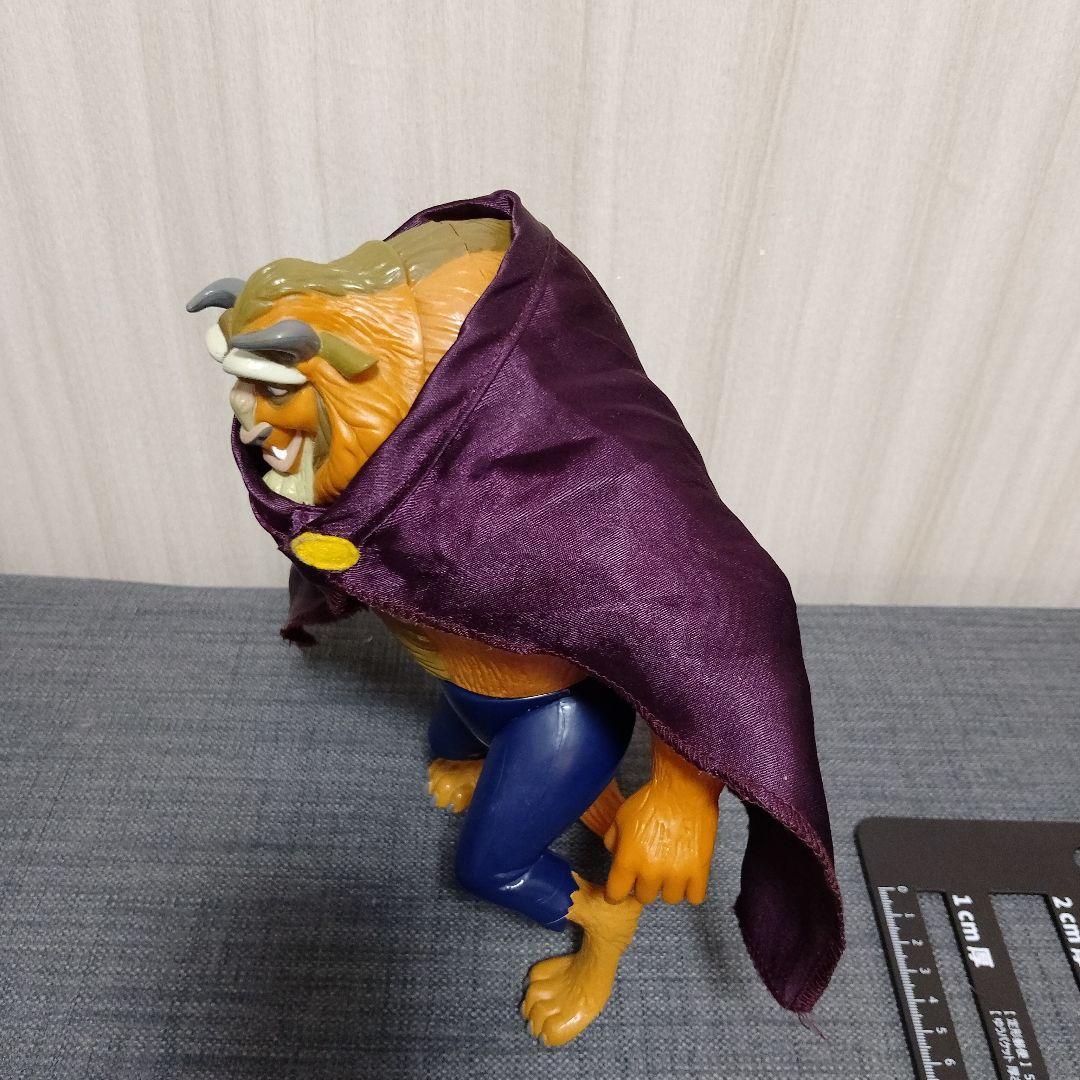美女と野獣 ビーストフィギュア 紫のマント 約30cm レア布 クラシック