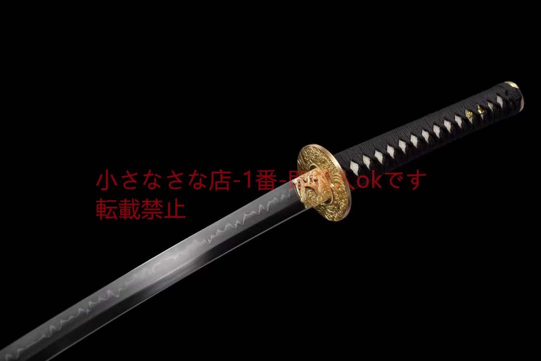 26寸T10焼刃日本三色研【無双ゴースト】古兵器 刀装具 日本刀 模造刀 居合刀