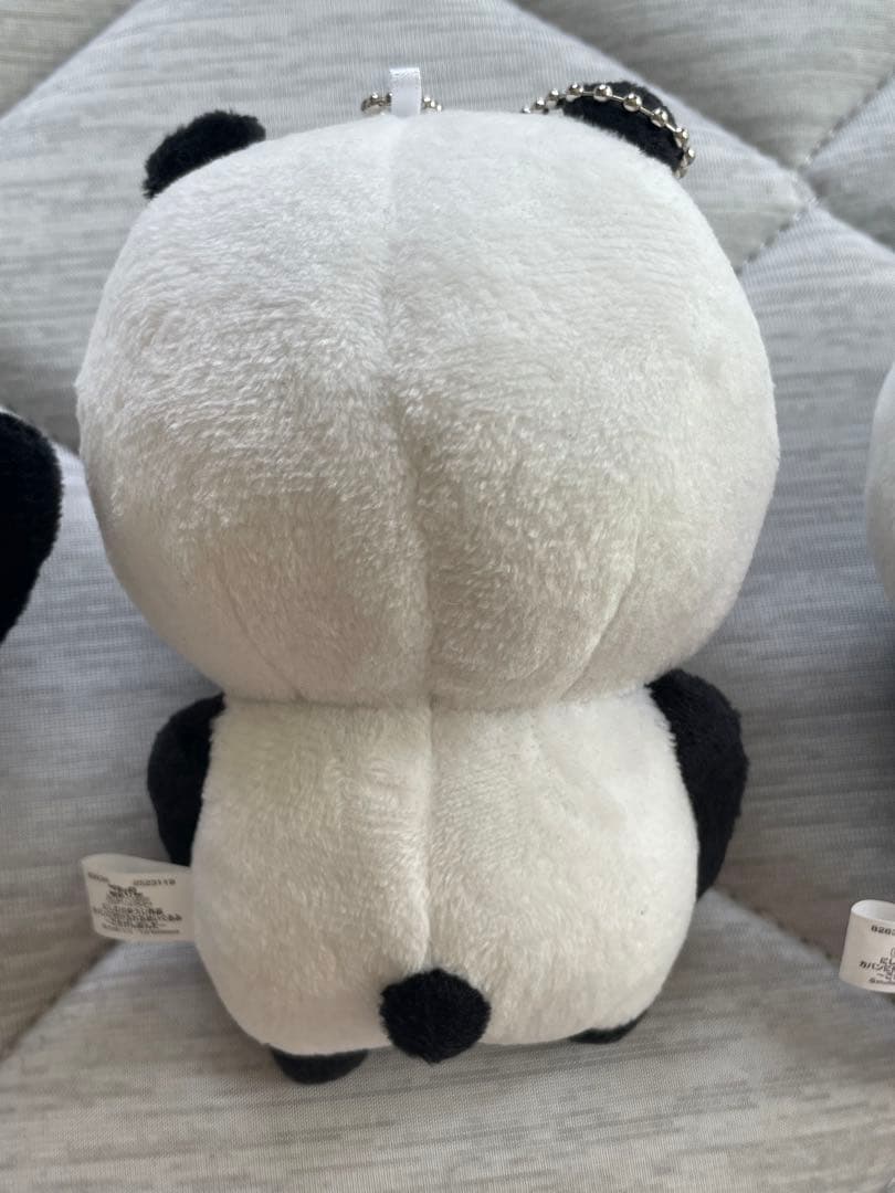 にしむらゆうじごきげんぱんだ カバンに付けられるぬいぐるみ 3体セット