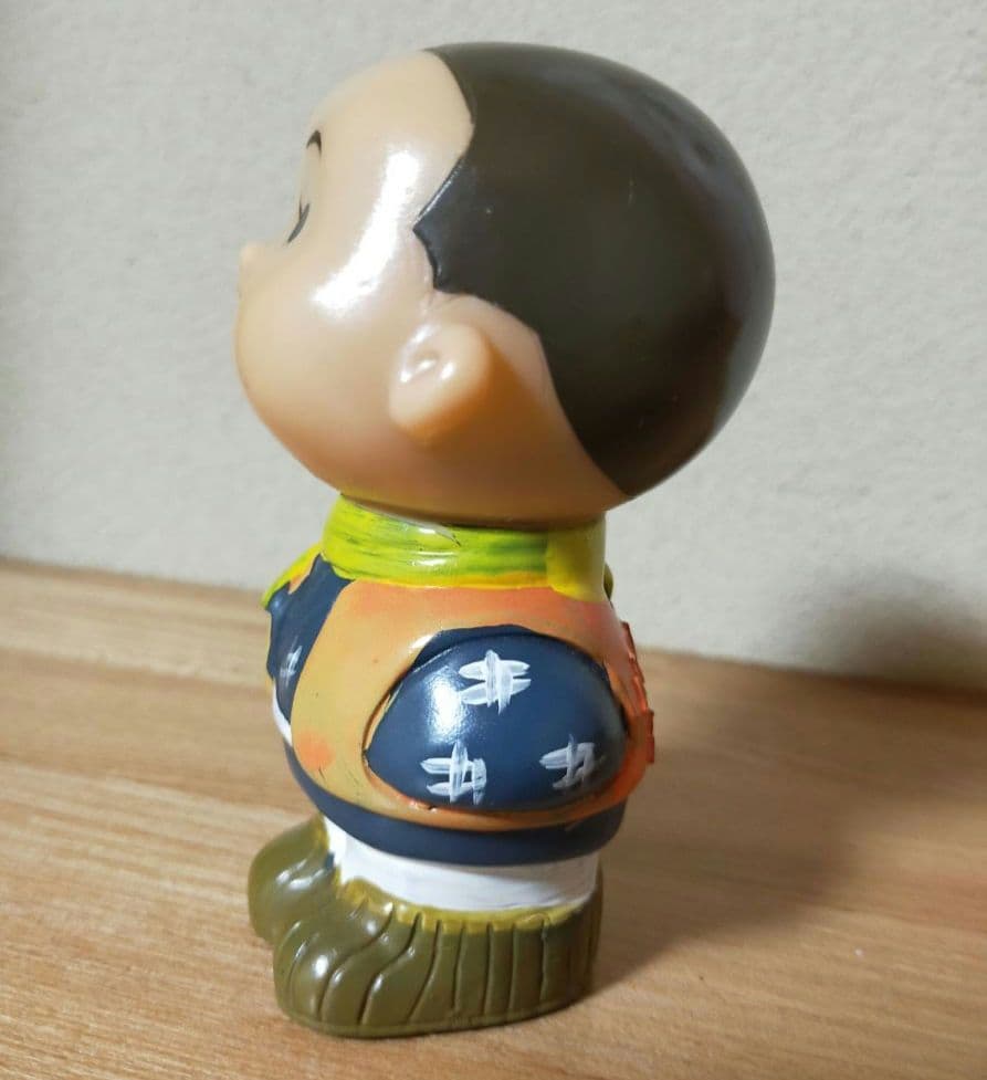 ソフビ人形 福井銀行 ふくちゃん 昭和レトロ 貯金箱 非売品・希少品