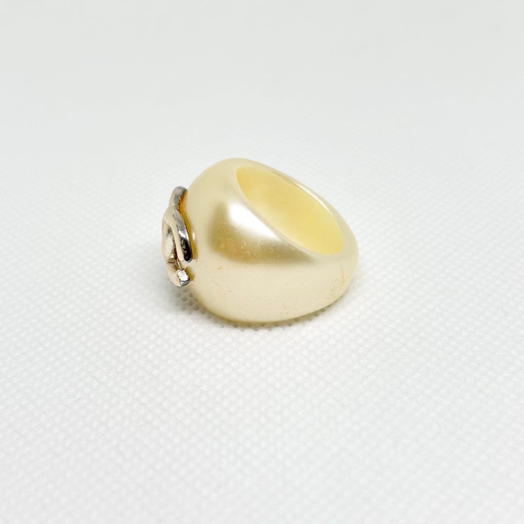 CHANEL シャネル ココマーク プラスチック リング 指輪 箱付き