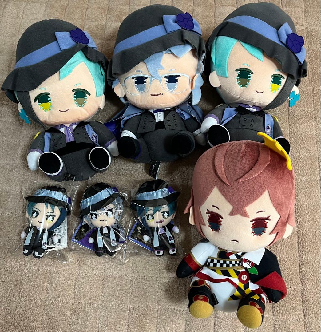 ツイステ ハンドメイド風お座りぬいぐるみ ボールチェーンマスコット