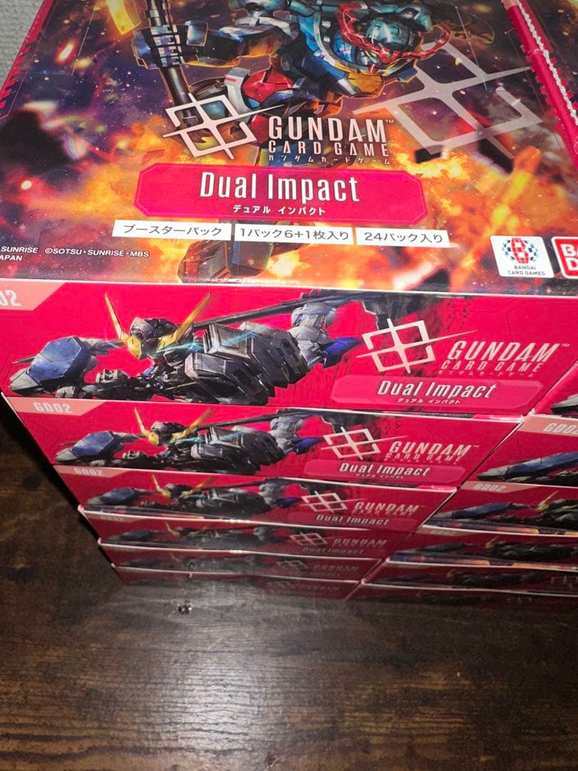 デュアルインパクト 12ボックス(テープ付き)ガンダムカードゲーム 1
