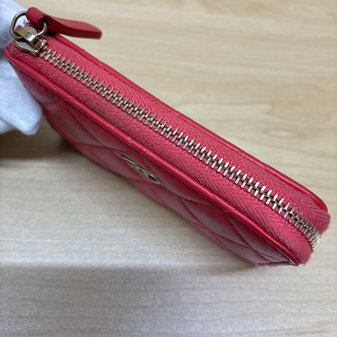 CHANEL シャネル　ケース　カードケース　マトラッセ　ココマーク