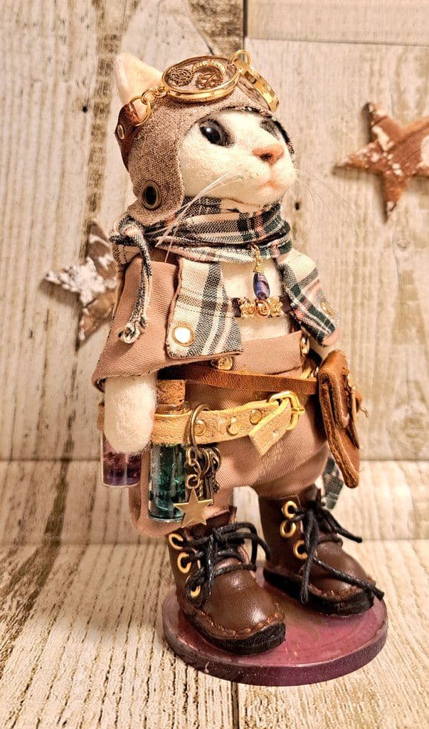 羊毛フェルト☆星屑集め部隊(灰白さん) 星の欠片