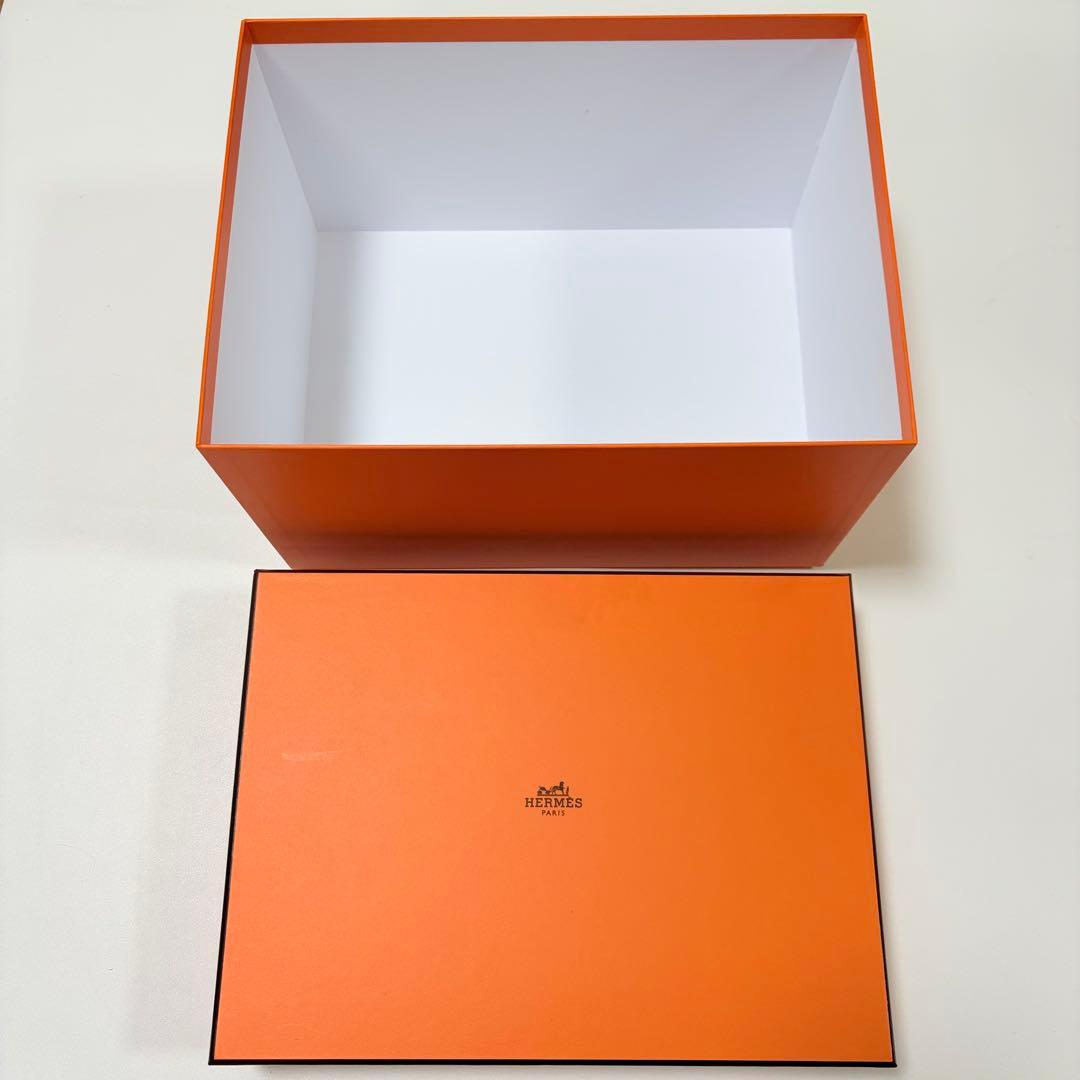 美品 エルメス 空箱 515 インザループ18 バッグ用 リボン付き
