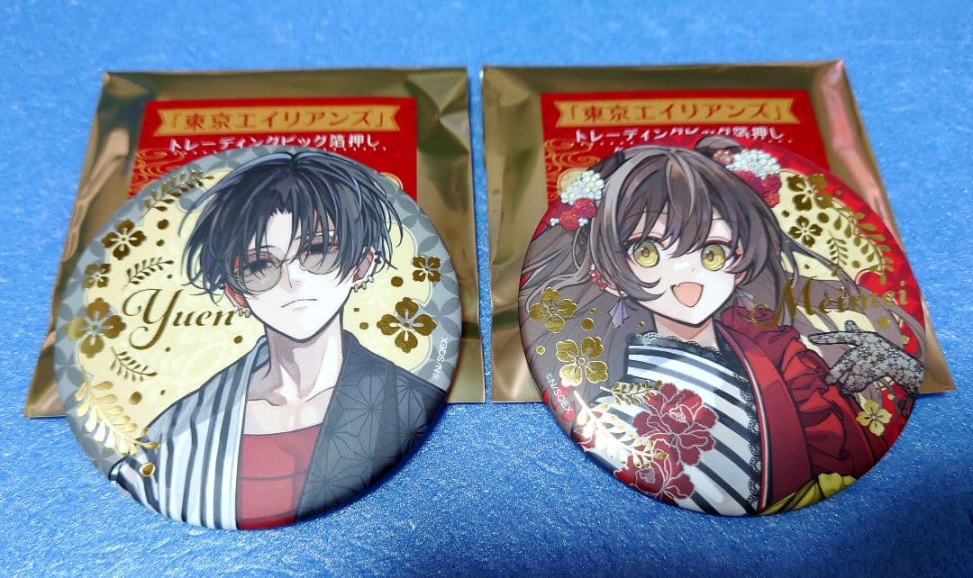 東京エイリアンズ 推し旅 箔押し缶バッジ 憂炎 明明 和装 京都 - メルカリ