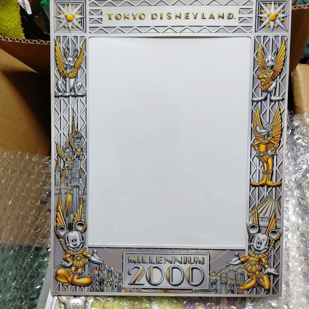 終値下☆TDL☆2000年☆時の使者 ミレニアムパスポート 木製額付