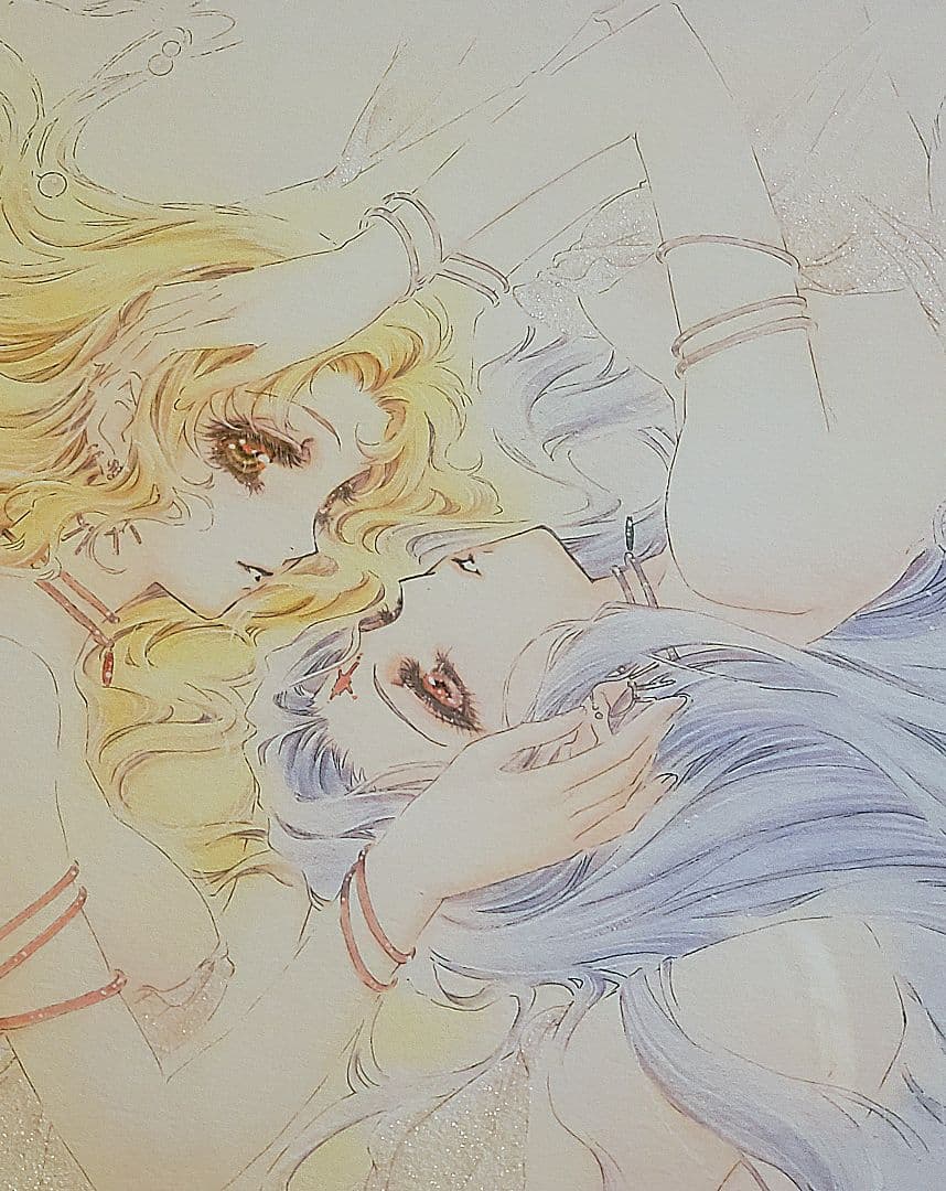 M＆I ART SYSTEM】中嶋敦子『睡蓮－煌めきのつぼみ－』サイン入り版画