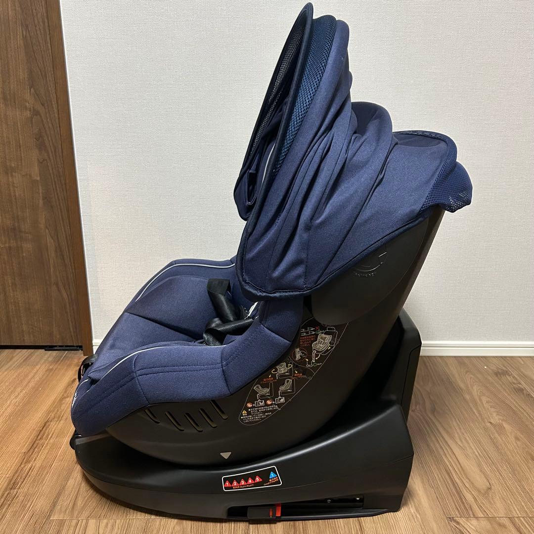 チャイルドシート クレイドル オーカクルターンプライム ISOFIX ネイビー