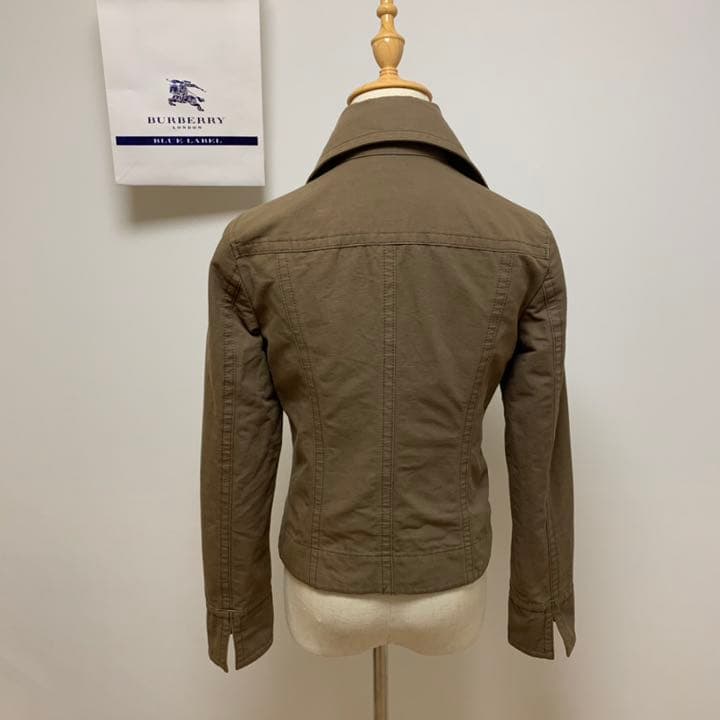 BURBERRY BLUE LABEL】シングル ライダースジャケット