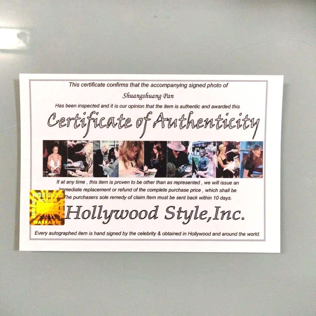 シュアン・シュアン・パン直筆サイン入り超大型写真…中国人気モデル…