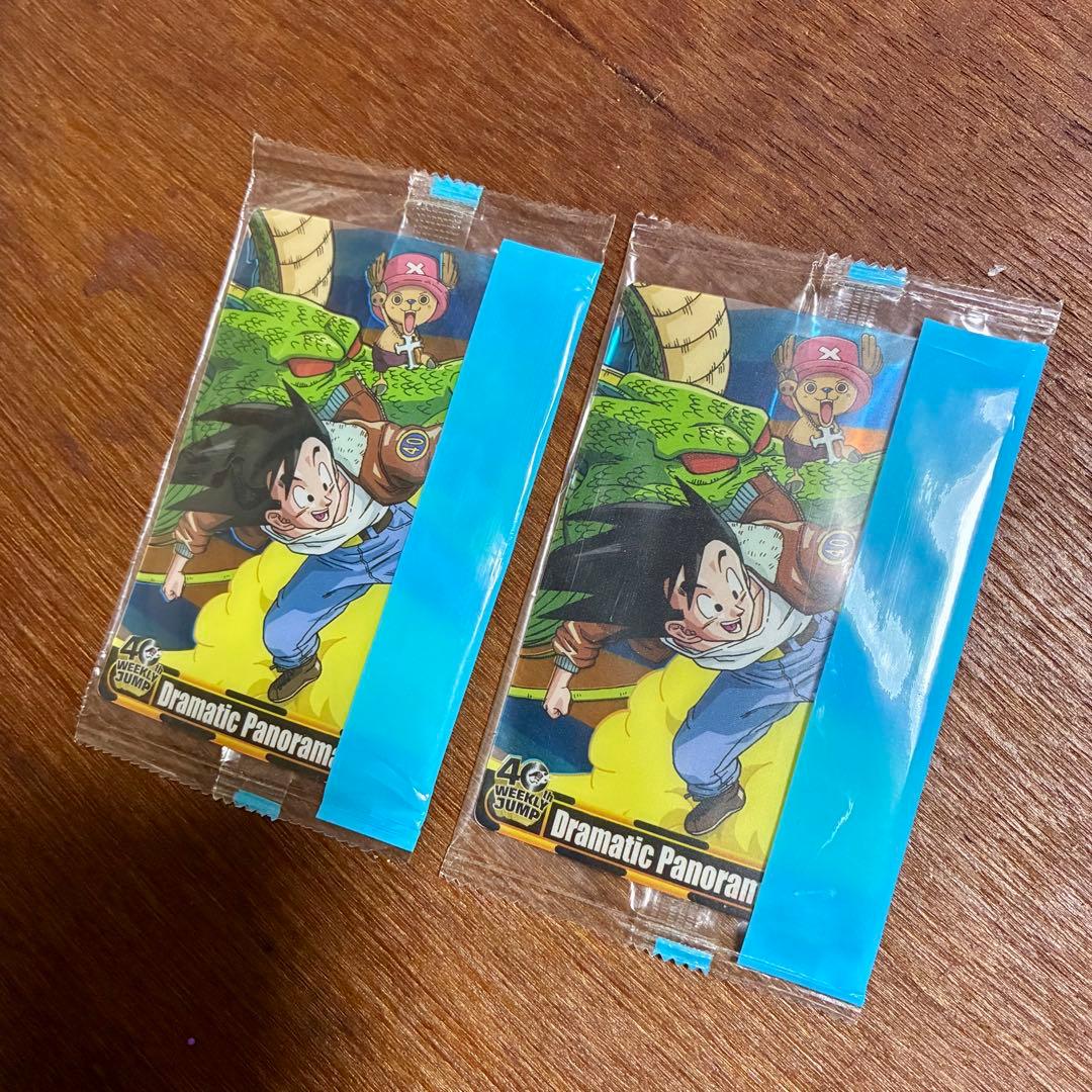 J*0様 森永 週刊ジャンプ40周年ドラゴンボールワンピースコラボカード孫悟空ル