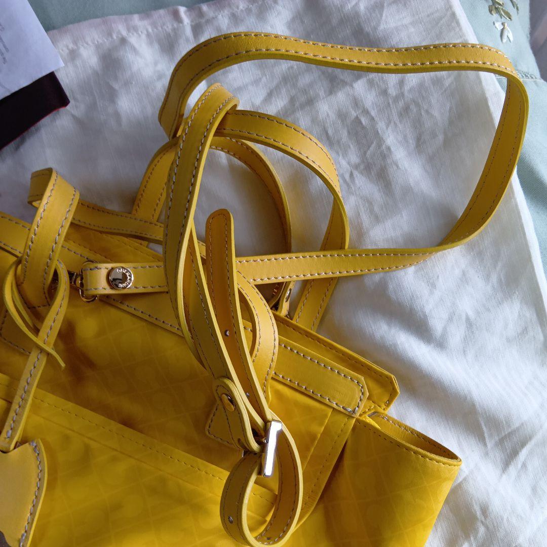 ゲラルディーニ　イエロー　ショルダーバッグ、エコバッグ、財布　3点セット