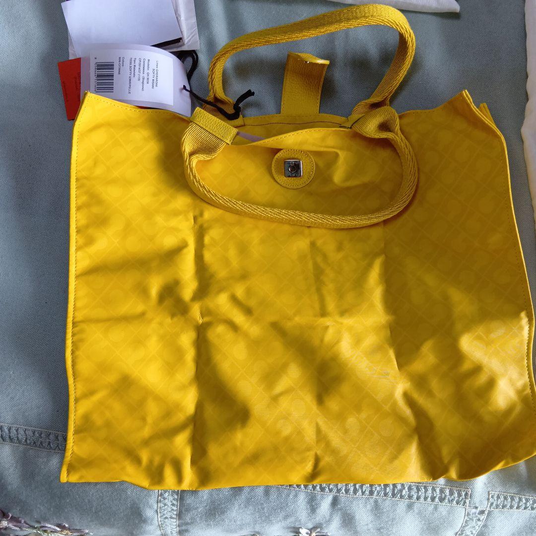 ゲラルディーニ　イエロー　ショルダーバッグ、エコバッグ、財布　3点セット