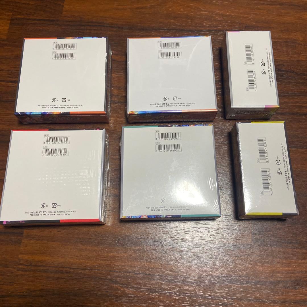 ポケモンカード シュリンク付き box 6box ワンオーナー品 - メルカリ