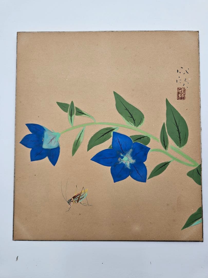 山田規代　花鳥絵５点　日展で活躍する画家　日本絵