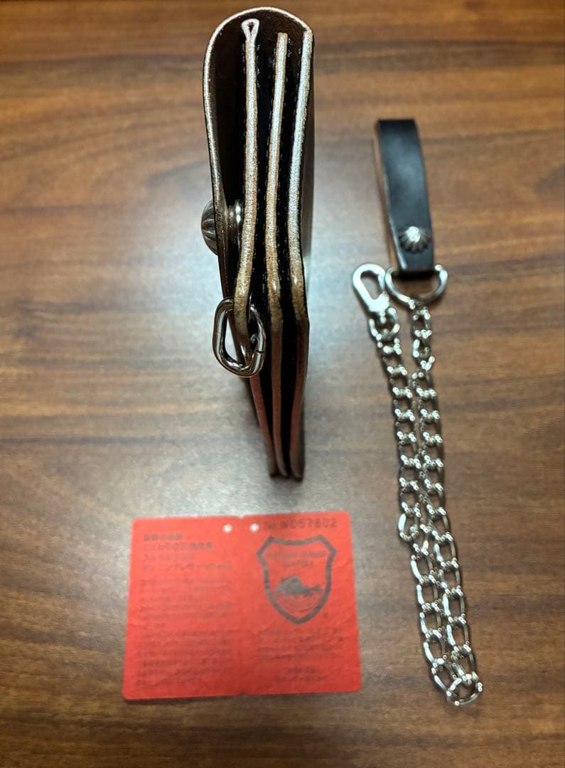 栃木レザーミドルトラッカーウォレット