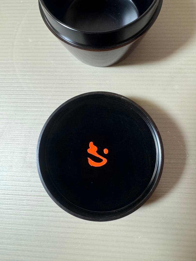 2872 黒飛亘作 溜塗 薬器 棗 未使用 - メルカリ