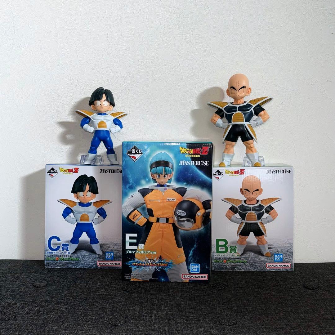 ドラゴンボール 一番くじ ブルマ クリリン 孫悟飯 B賞 C賞 E賞 - メルカリ