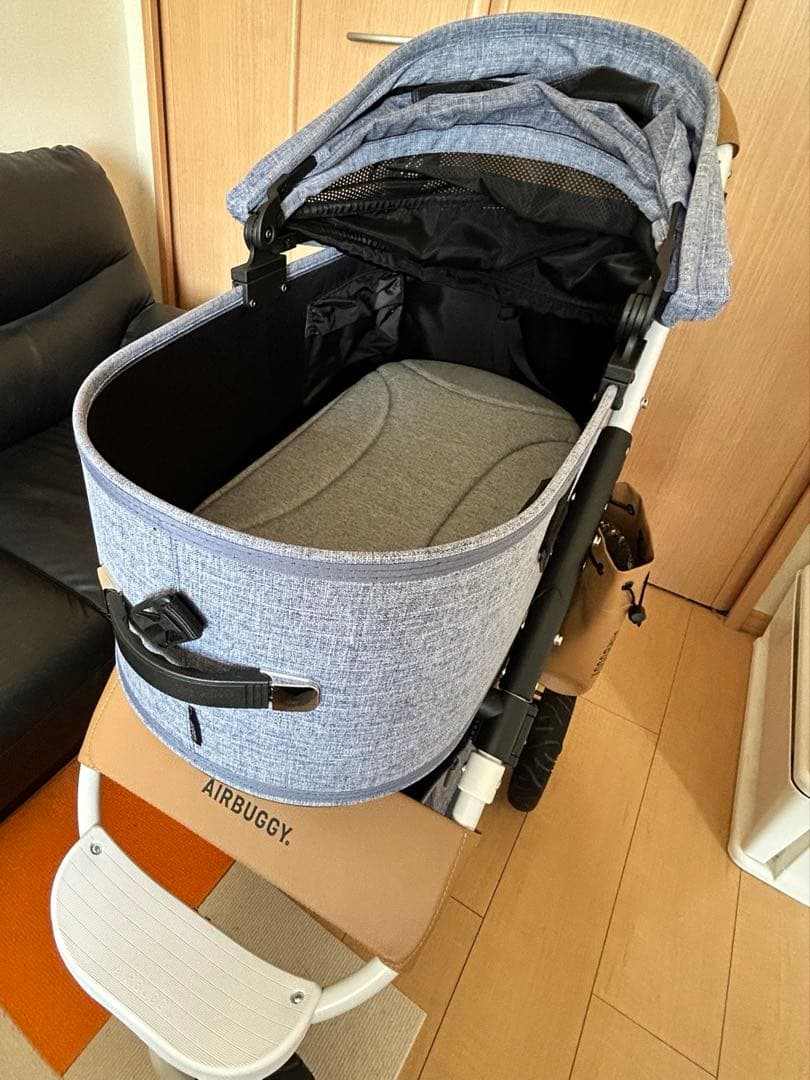 エアバギー ドーム2 ブレーキモデル Sプラスサイズ メランジデニム