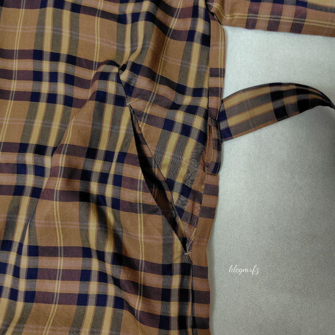 美品 Lui's キュプラ 羽織り シャツ コート ロング ガウン ルイス