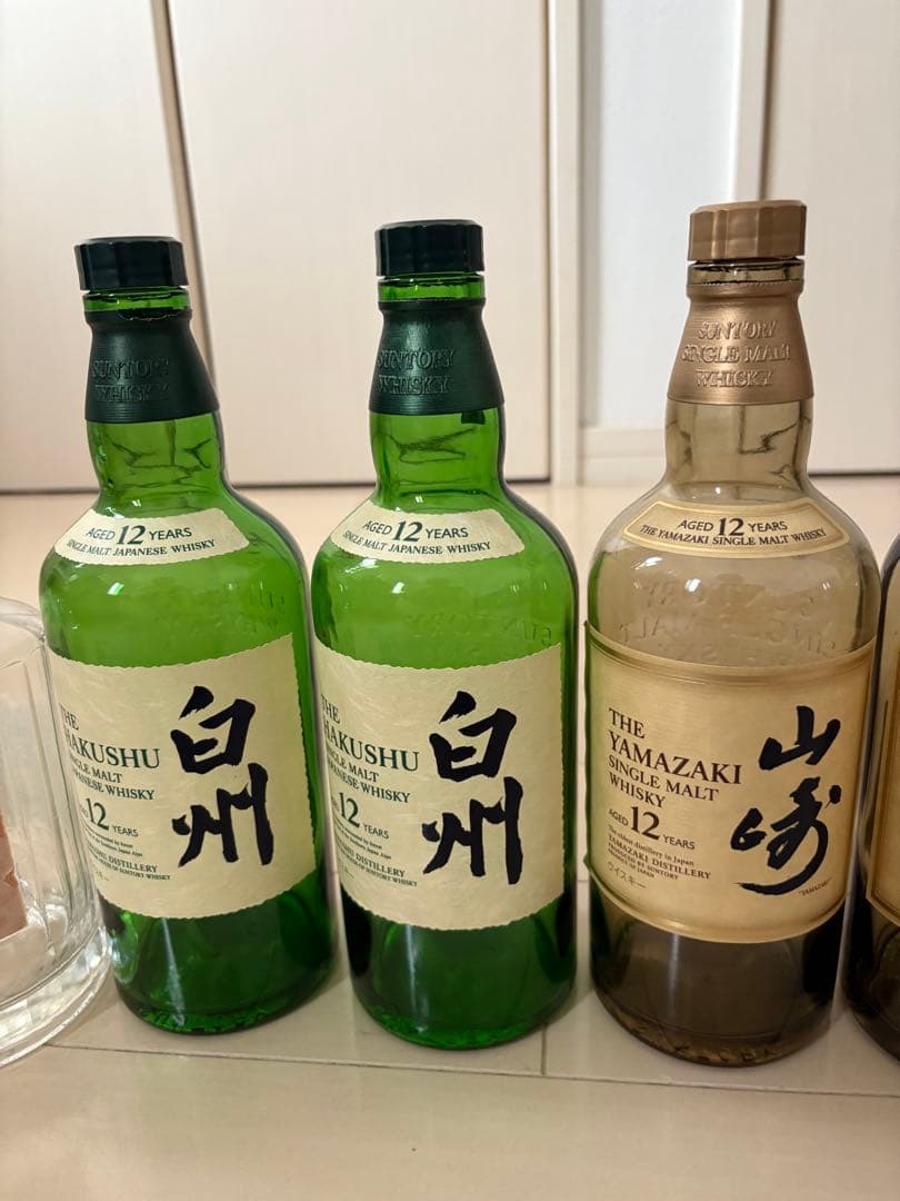 山崎 白州 竹鶴 ウィスキー 8本セット