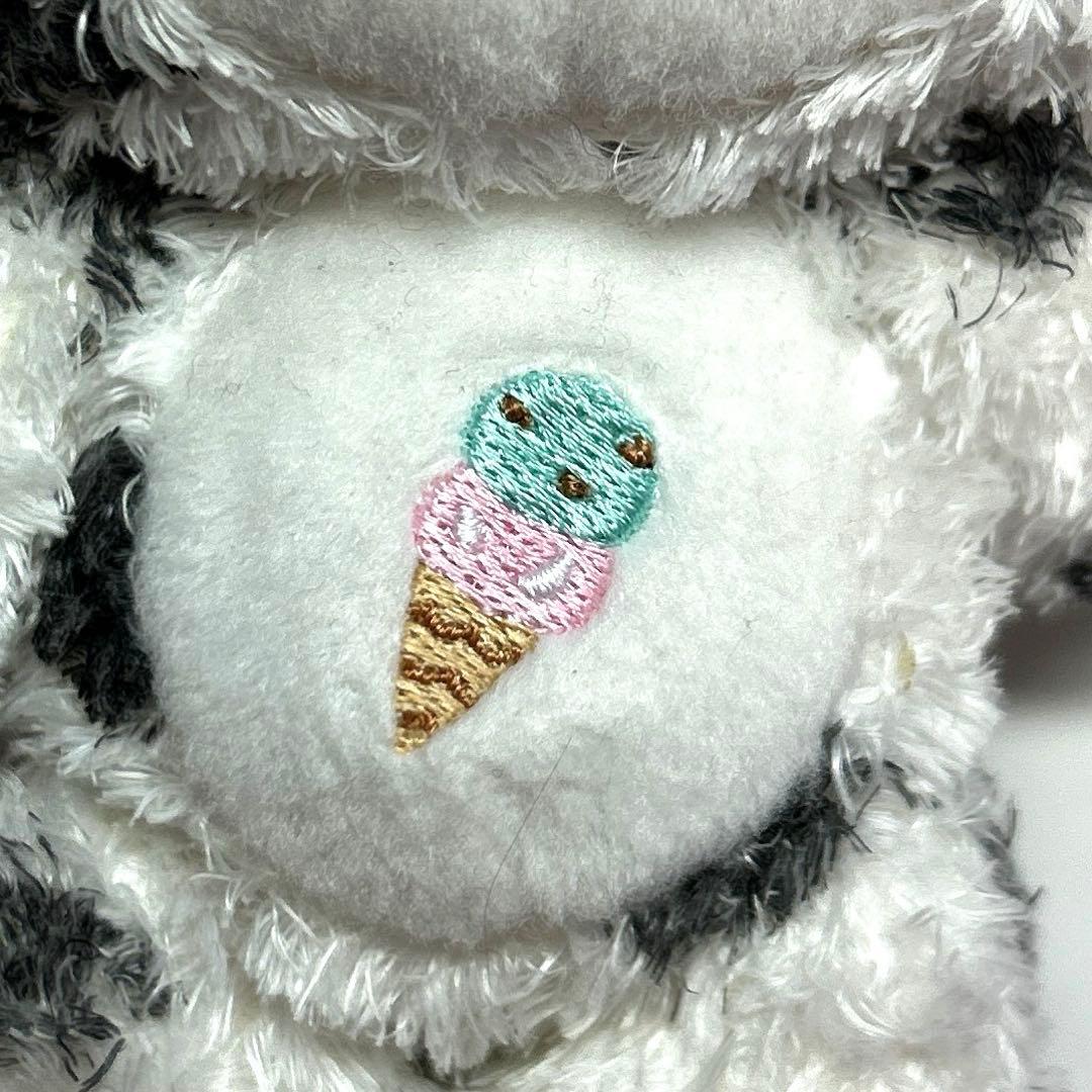 サンリオ シュガーバニーズぶちうさアイスクリーム刺繍入りぬいぐるみ
