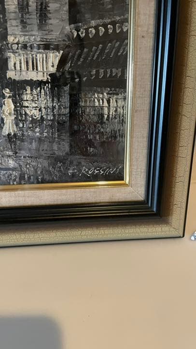 ロッシーニ パリの風景画