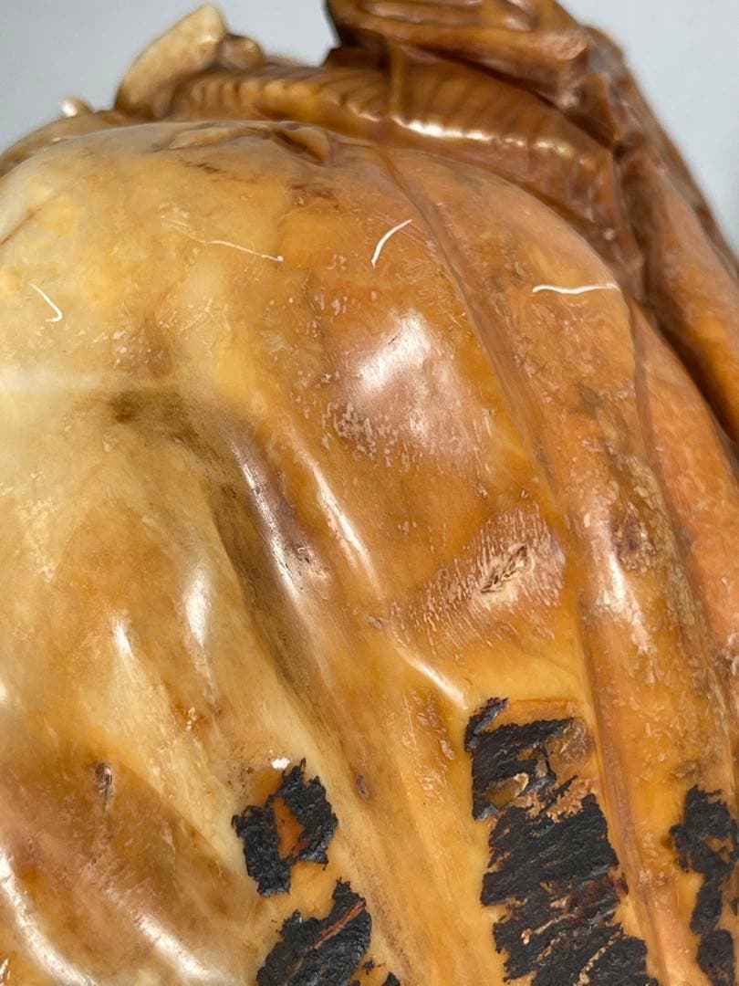 超大寿山石彫 仏教七福神13:6kg 極細工 細密彫刻骨董品天然古玩 仏教