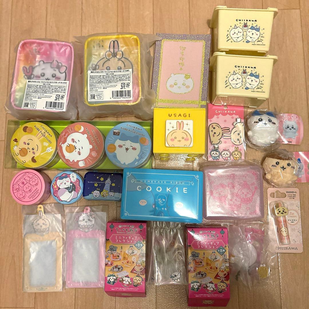ちいかわ うさぎ 130点以上マスコット ぬい シール ポーチ ガチャまとめ売り