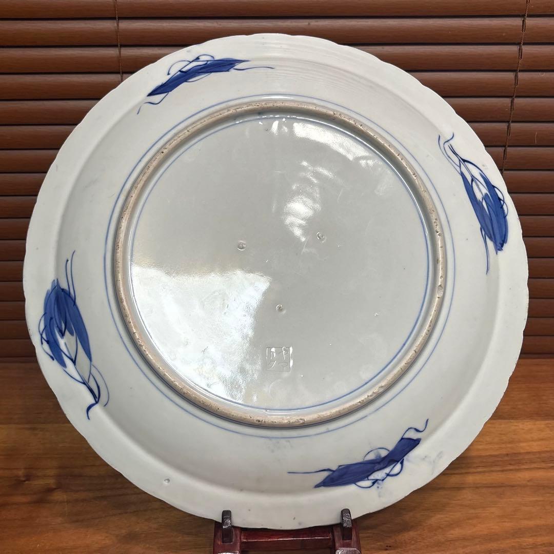 江戸時代◎古伊万里 赤絵 大皿 正月 御節 おもてなし