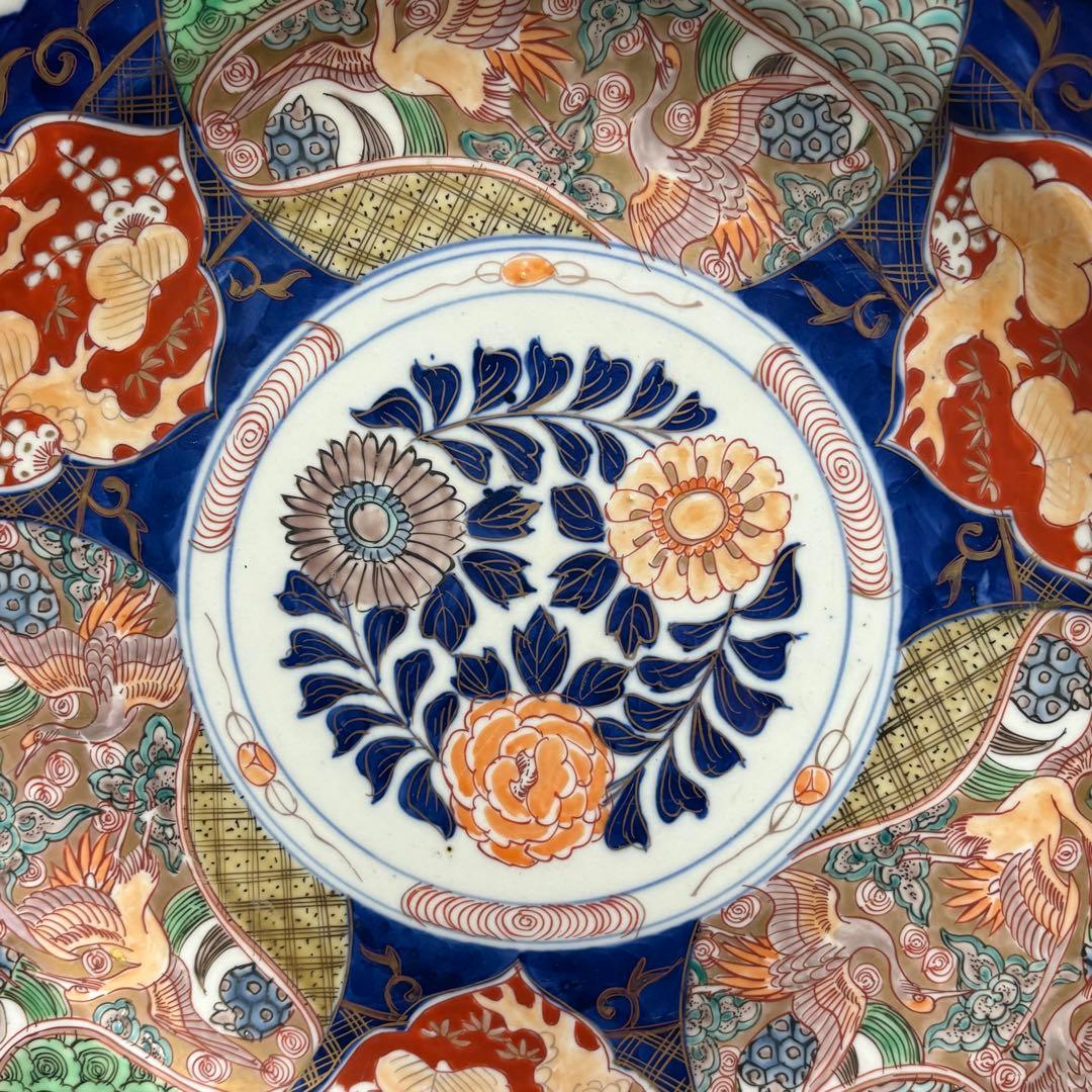 江戸時代◎古伊万里 赤絵 大皿 正月 御節 おもてなし