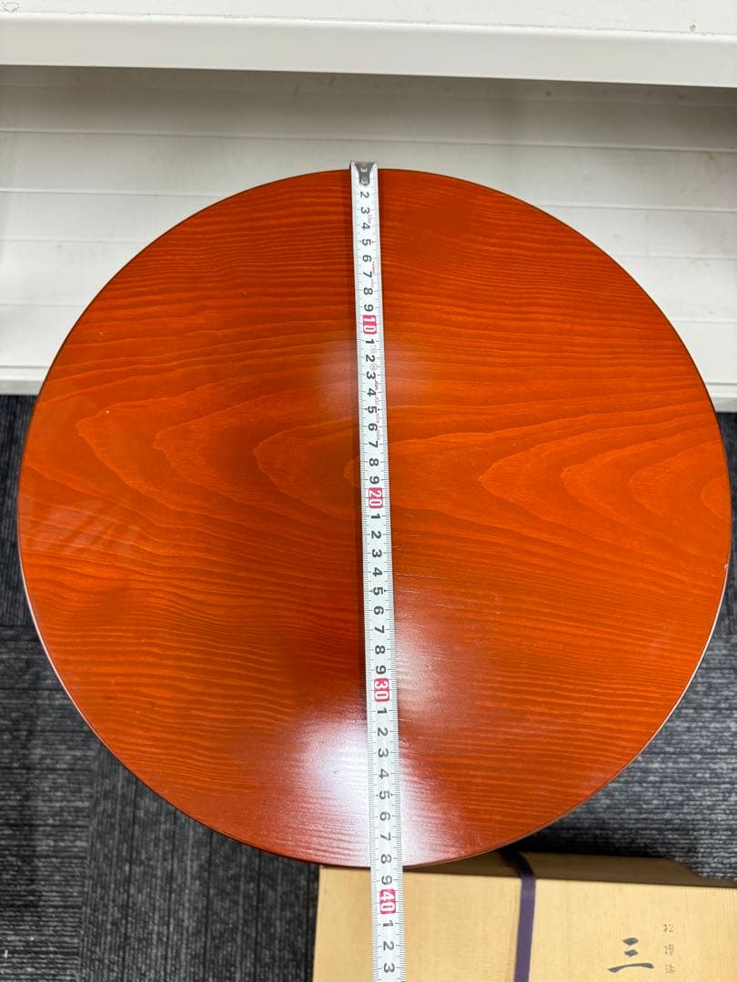 平安満樹 松摺漆 三友棚 赤色