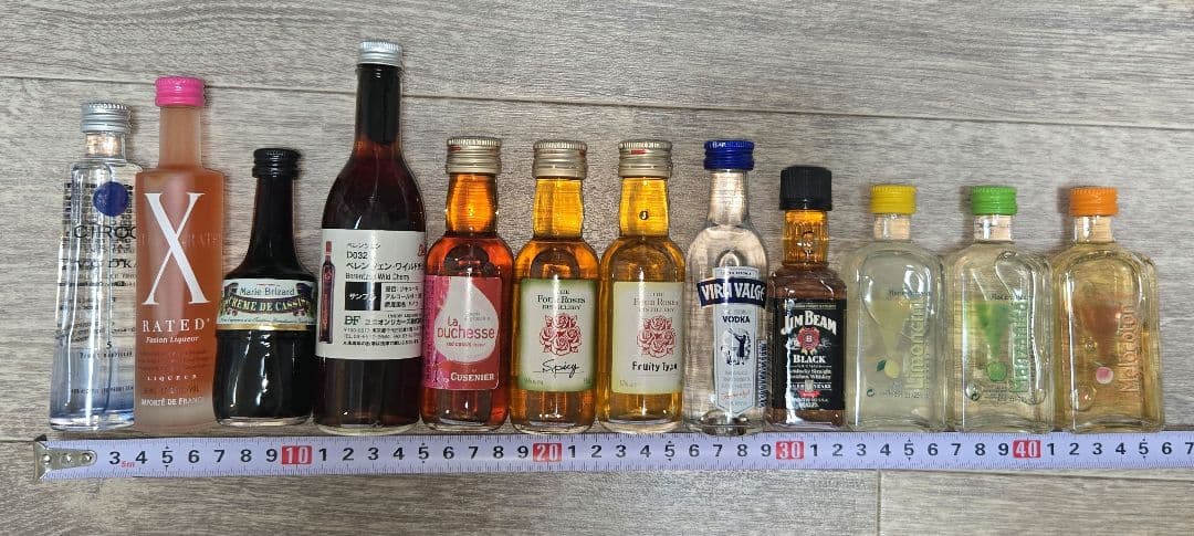リキュール・ウイスキー・ウォッカ ミニボトルなど12本セット ミニ