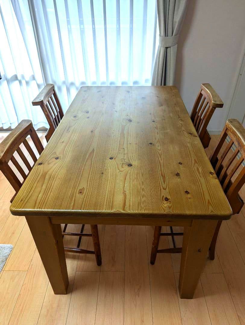 ♪大幅値下げ中♪【karf 北欧ヴィンテージ調】ダイニングテーブル