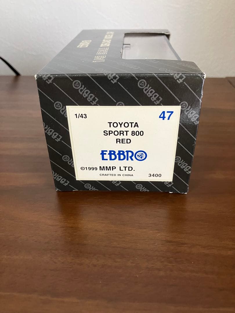 ヨタハチ エブロ1/43 激レアブラックBOX 人気のレッド‼️暗所保管。