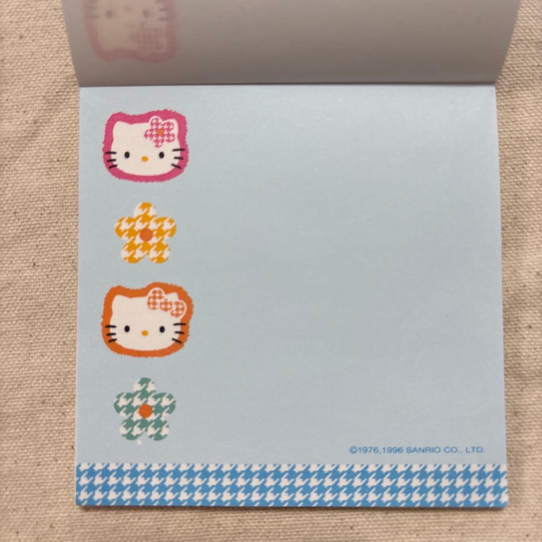Hello Kitty 日記帳 鍵付き 平成レトロ おまけメモ帳付き