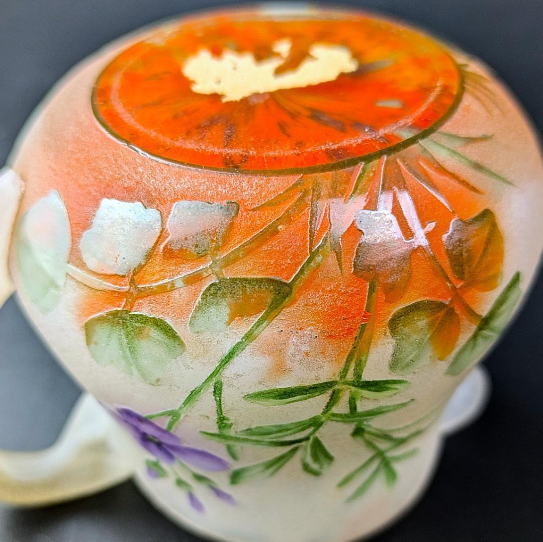 ドーム・ナンシー 夜明けの菫の情景 ミニチュア水差 超絶技巧 ジブレ