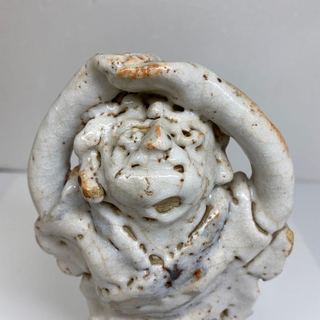 清水公照 志野焼 泥仏 共箱 タウチ 東さ7-0609② - メルカリ