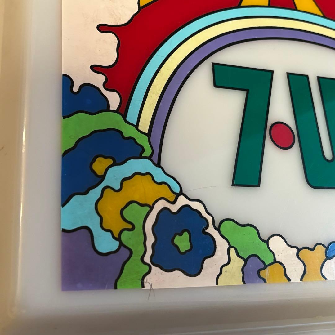 セブンアップ 7up 】ソーダマシーン ヴィンテージ看板 ピーターマックス