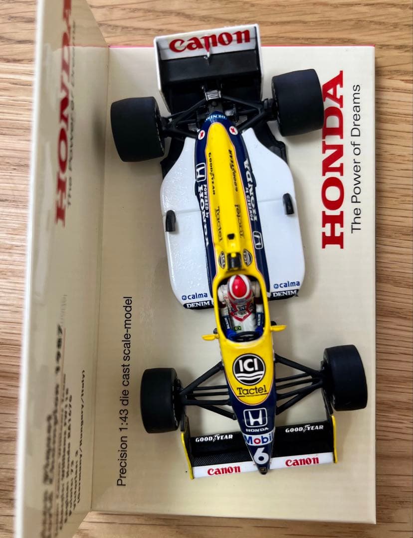 ミニチャンプス F1 ホンダ ワールドチャンピオン獲得 セナ&ピケ 2台セット