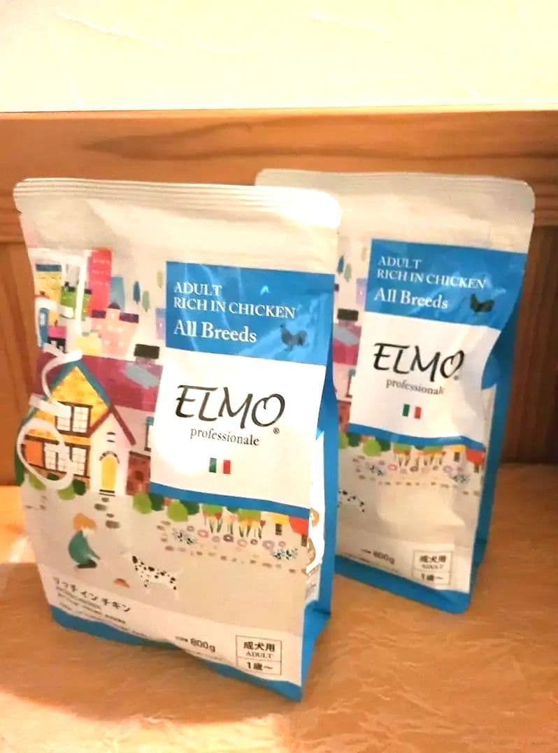 ELMO】ドッグフード 成犬用 チキン 800g×2セット - メルカリ