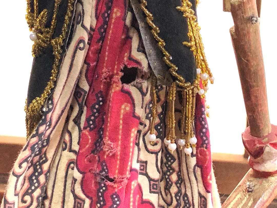 ドゥルユドノ（Duryudana）】 アンティーク木偶人形 ワヤン・ゴレ