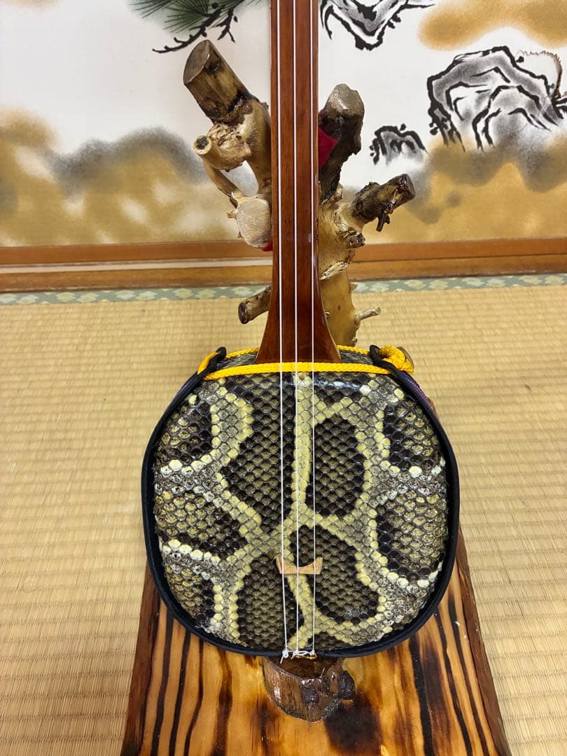 沖縄三線 エーマクルチ 本蛇皮一枚張り！ 皮張りの種類と特性 – 沖縄