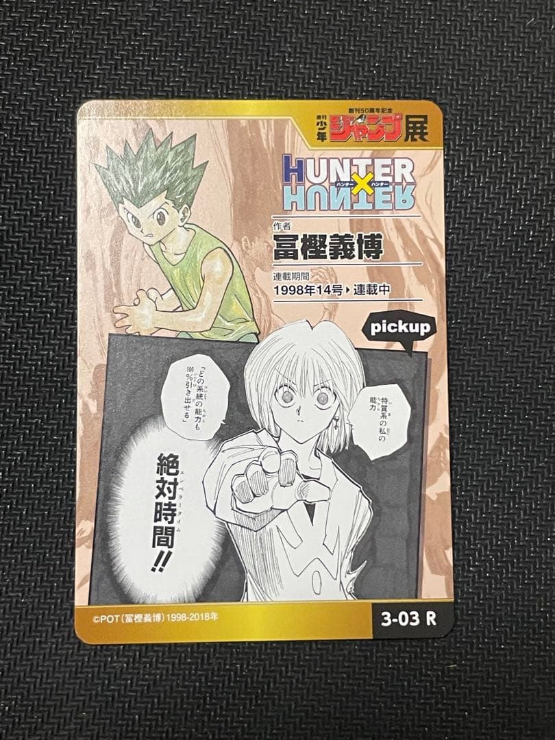 ジャンプ展 カード ハンターハンター vol.3 R レア クロロ キルア ゴン